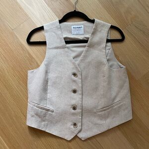 Old Navy Linen Vest